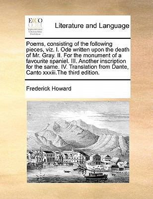 Poems, consisting of the following pieces, viz.... 1171448848 Book Cover