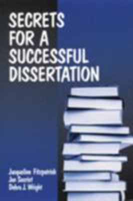 Secrets for a Successful Dissertation B00XWQVJG8 Book Cover