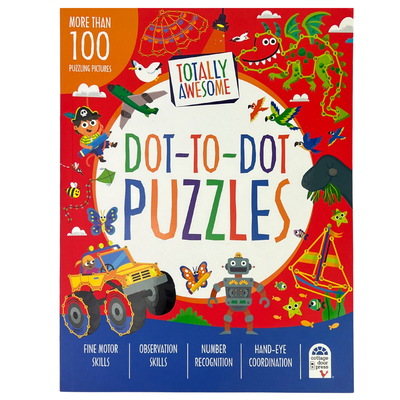 Totally Awesome Dot-To-Dot Puzzles 1680526847 Book Cover