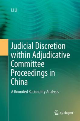 Judicial Discretion Within Adjudicative Committ... 3662514850 Book Cover