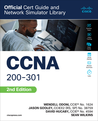 CCNA 200-301 Official Cert Guide and Network Si... 0135371384 Book Cover
