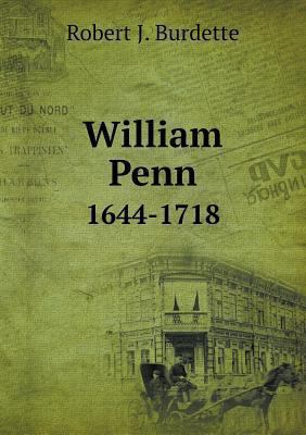 William Penn 1644-1718 5518720211 Book Cover