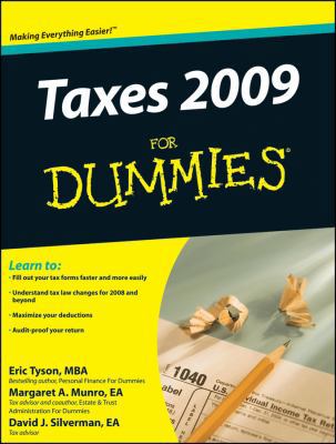 Taxes 2009 For Dummies 047024951X Book Cover