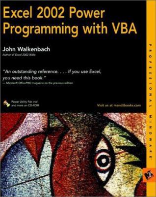 Excel 2002 Power Programming with VBA 0764547992 Book Cover