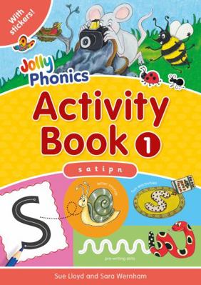 Jolly Phonics Activity Book 1: in Precursive Le... B0082OQTLA Book Cover