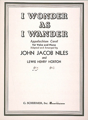 I Wonder as I Wander: Low Voice in g minor 0793553490 Book Cover