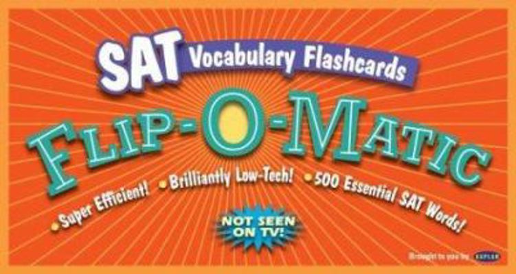 Kaplan SAT Vocabulary Flashcards Flip-O-Matic 0743235223 Book Cover