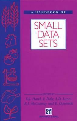A Handbook of Small Data Sets 0412399202 Book Cover