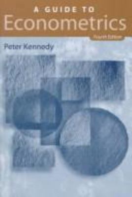 A Guide to Econometrics 0631200886 Book Cover