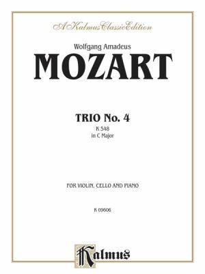 Trio No. 4 in C Major, K. 548 0757903827 Book Cover