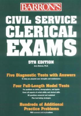Civil Service Clerical Exams 0764124064 Book Cover