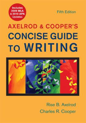 Axelrod & Cooper's Concise Guide to Writing 0312667736 Book Cover