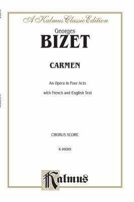 Carmen: French, English Language Edition, Choru... 0769230830 Book Cover