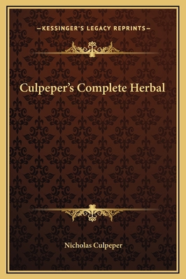 Culpeper's Complete Herbal 1169331246 Book Cover