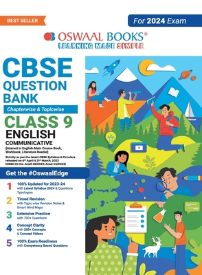 Oswaal CBSE Class 9 English Communicative Quest... 9356348820 Book Cover