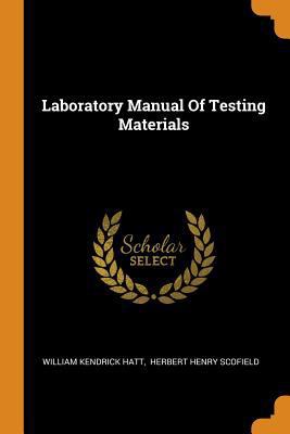 Laboratory Manual of Testing Materials 0353304360 Book Cover