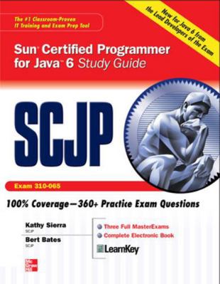 SCJP Sun Certified Programmer for Java 6 Study ... 0071591060 Book Cover
