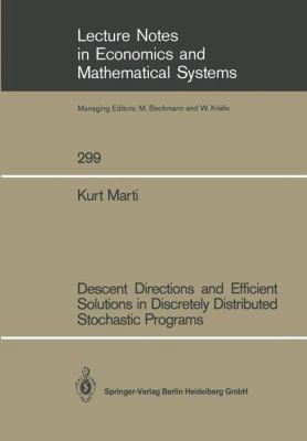 Descent Directions and Efficient Solutions in D... 3540187782 Book Cover