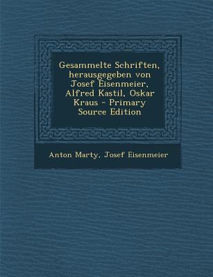 Gesammelte Schriften, Herausgegeben Von Josef E... [German] 1295517280 Book Cover