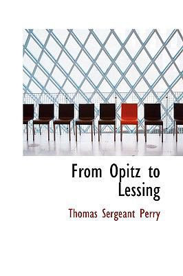 From Opitz to Lessing 1103747665 Book Cover