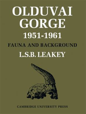 Olduvai Gorge 052110517X Book Cover