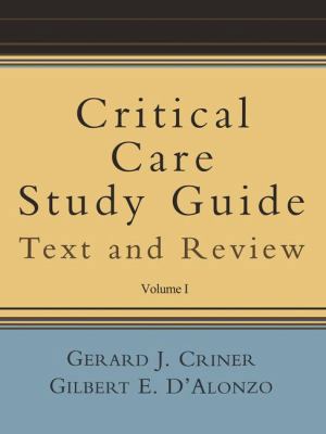 Critical Care Study Guide: Text and Review 0387951644 Book Cover