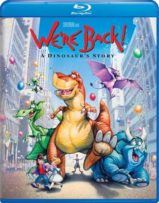 We're Back! A Dinosaur's Story            Book Cover