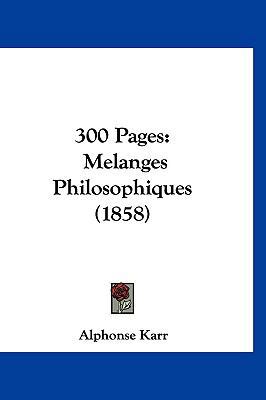 300 Pages: Melanges Philosophiques (1858) [French] 1120565952 Book Cover