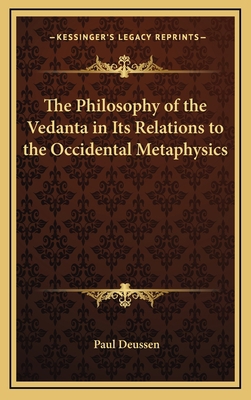 The Philosophy of the Vedanta in Its Relations ... 1168638240 Book Cover