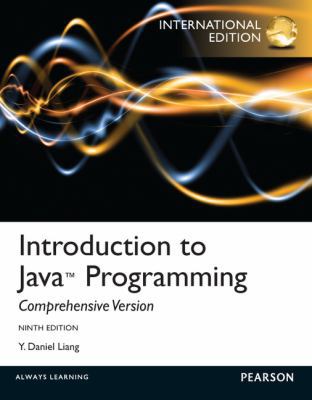 Introduction to Java Programming. Y. Daniel Liang 0273771388 Book Cover