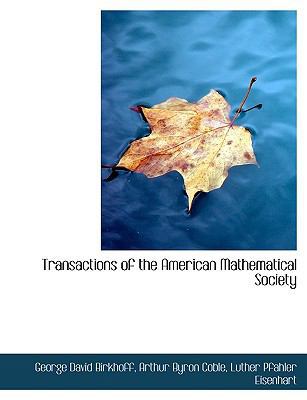 Transactions of the American Mathematical Society 1116554550 Book Cover