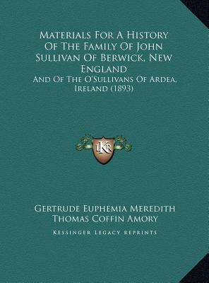 Materials For A History Of The Family Of John S... 1169727514 Book Cover