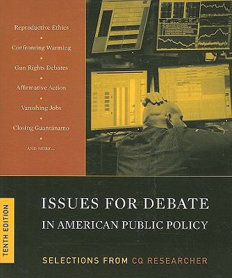 Issues For Debate In American Public Policy: Se... 1604265132 Book Cover
