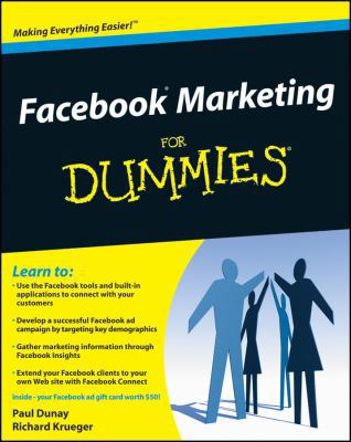Facebook Marketing for Dummies 0470487623 Book Cover