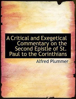 A Critical and Exegetical Commentary on the Sec... [Large Print] 111676797X Book Cover