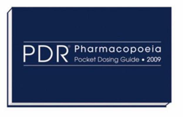 PDR Pharmacopoeia Pocket Dosing Guide 156363712X Book Cover