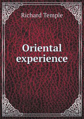 Oriental experience 5519250030 Book Cover
