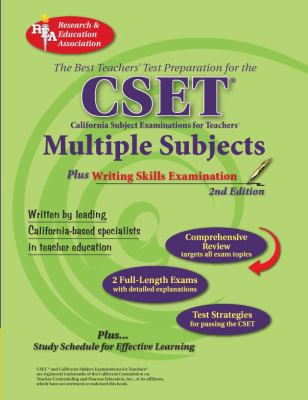 CSET: Multiple Subjects plus Writing Skills Exa... 0738603341 Book Cover