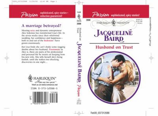 Husband on Trust 0373120885 Book Cover