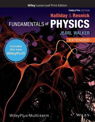 Fundamentals of Physics, 12e WileyPLUS Card wit... 111977344X Book Cover