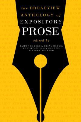 The Broadview Anthology of Expository Prose: Se... 155481037X Book Cover