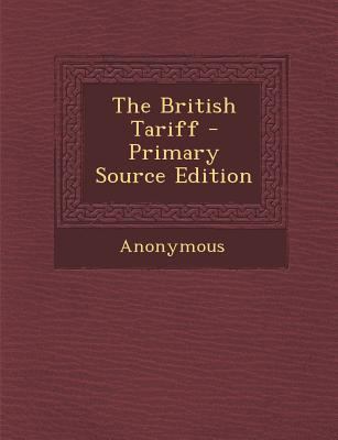 The British Tariff 1289469415 Book Cover