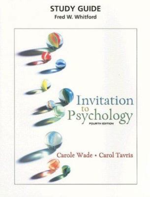 Invitation to Psychology 0132324741 Book Cover