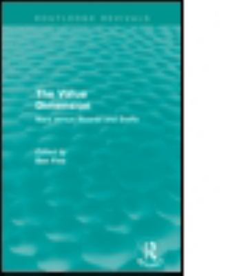 The Value Dimension (Routledge Revivals): Marx ... 0415838533 Book Cover