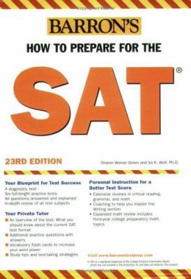 How to Prepare for the SAT 2008 0764134493 Book Cover