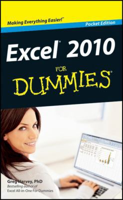 Excel 2010 for Dummies Pocket Edition 1118385373 Book Cover