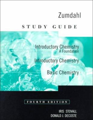 Study Guide for Zumdahl’s Introductory Chemistr... 0395955424 Book Cover