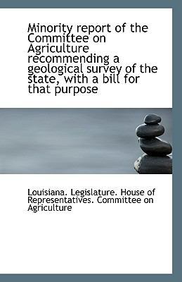 Minority Report of the Committee on Agriculture... 1110948735 Book Cover