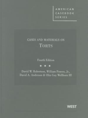 Cases and Materials on Torts (American Casebook... 0314906878 Book Cover