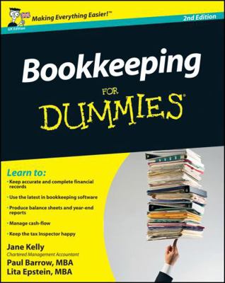 Bookkeeping For Dummies 0470976268 Book Cover